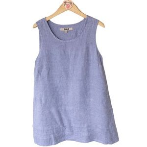 FLAX Tuck Tunic - Linen Tank Top S